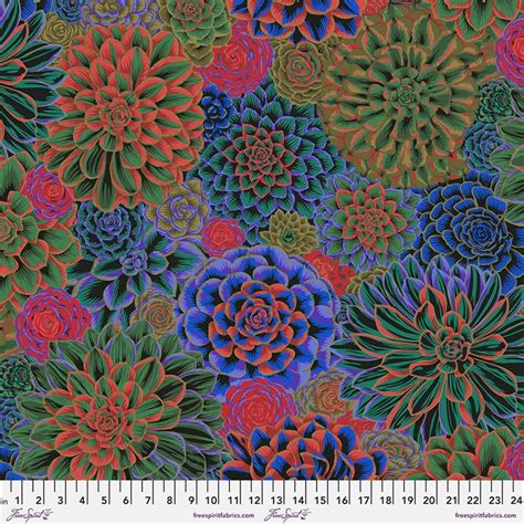 Kaffe Fassett House Leeks Dark Pwpj Philip Jacobs Free Spirit