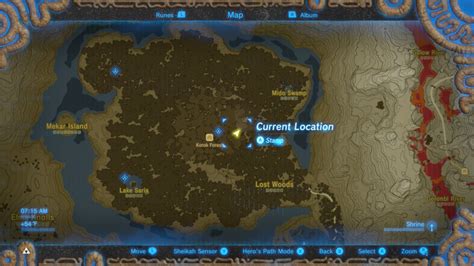 The Test Of Wood Shrine Quest Breath Of The Wild