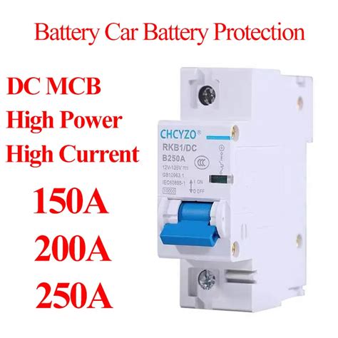 CHCYZO Battery Car MCB DC Circuit Breaker 250A 200A 150A 100A 80A Power