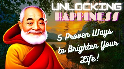 The Happiness Hack 5 Secrets To A Joyful Life Youtube