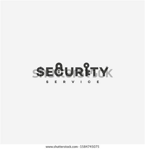 Security Service Logo Design Template Stylized Stock Vector (Royalty ...