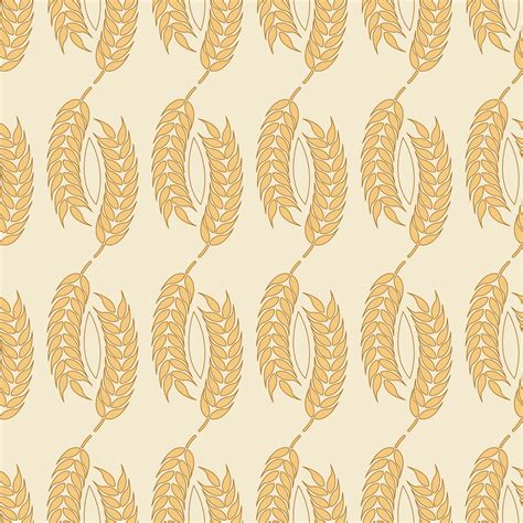wheat pattern design  yellow  brown background  vector
