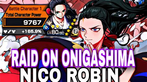 RAID ON ONIGASHIMA NICO ROBIN GAMEPLAY ONE PIECE BOUNTY RUSH OPBR SS