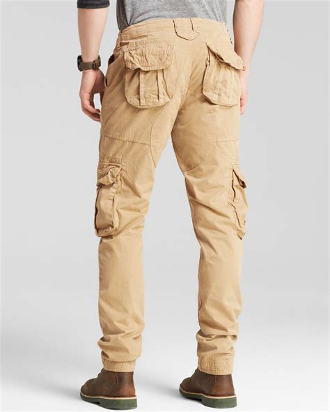 Superdry Slim Core Cargo Lite Pants In Sand Natural For Men Lyst