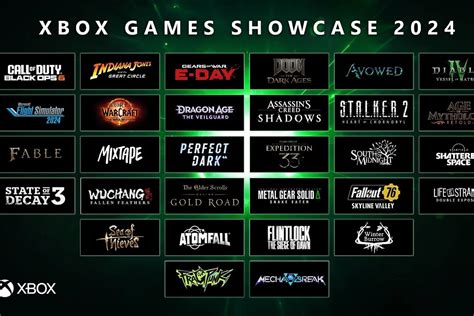 Xbox Games Showcase 2024 Announcements Gears Of War E Day Call Of