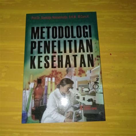 Promo Buku Metodologi Penelitian Kesehatan By Prof Dr Soekidjo