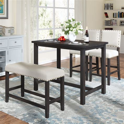 Buy P Purlove Piece Kitchen Table Set Counter Height Dining Setwith