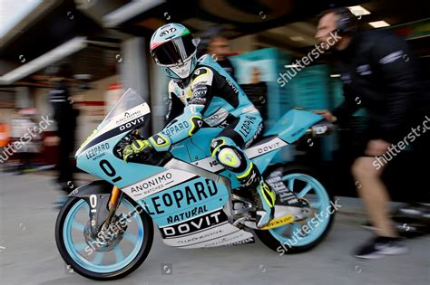 MOTO3 WORLD CHAMPION LORENZO DALLA PORTA Editorial Stock Photo Stock