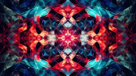 Premium AI Image | Symmetry Unleashed Intricate Geometric Patterns Come ...