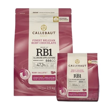 Ruby Belgian Chocolate Couverture Callebaut Chocolate