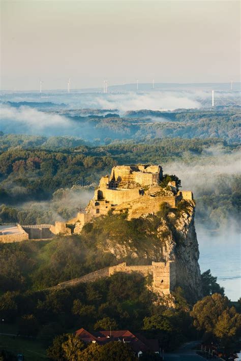 Ruins of Devin Castle, Slovakia Stock Image - Image of historical ...