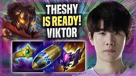 Theshy Is Ready For Viktor Wbg Theshy Plays Viktor Top Vs Fiora