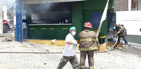 Una Persona Lesionada Por Explosi N De Tambo De Gas Cerca De Ministerio