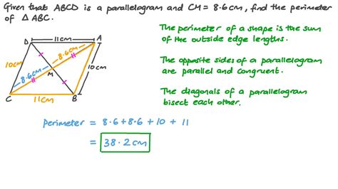 Find Perimeter Of Parallelogram