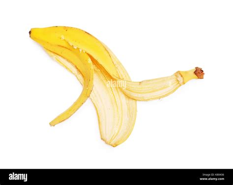 Banana peel Cut Out Stock Images & Pictures - Alamy