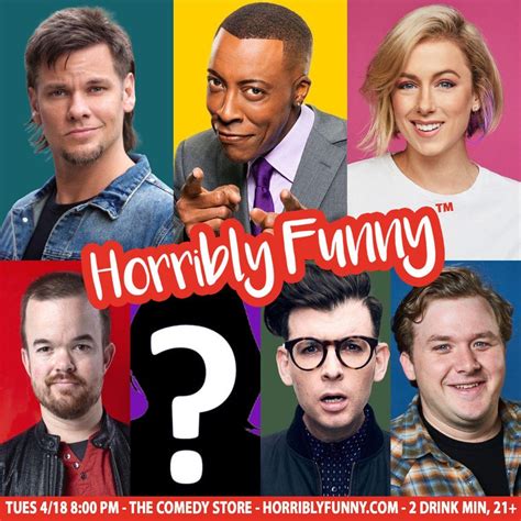 Tickets For SOLD OUT Horribly Funny Arsenio Hall Theo Von Iliza