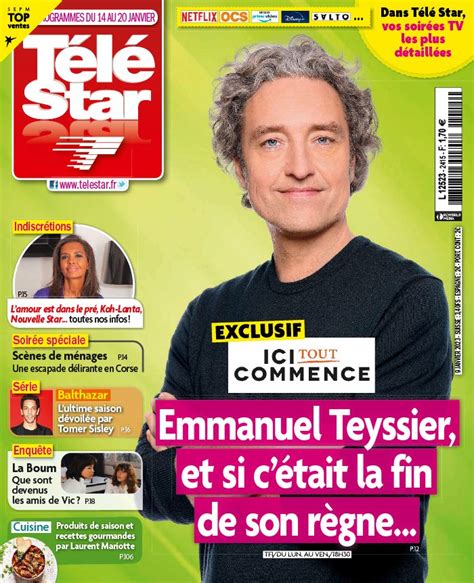 Télé Star N°2415 Du 09 Janvier 2023 à Télécharger Sur Ipad