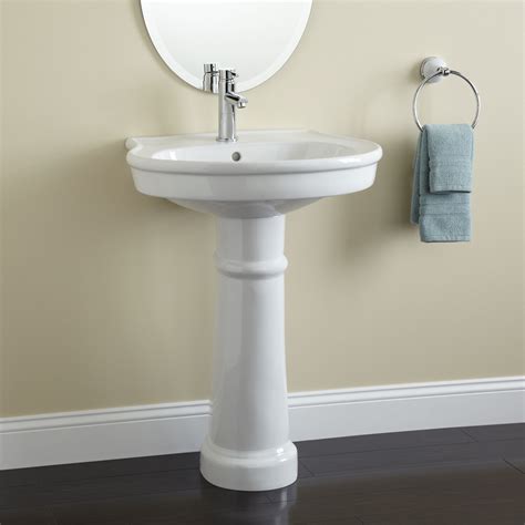 Therese Porcelain Pedestal Sink Bathroom