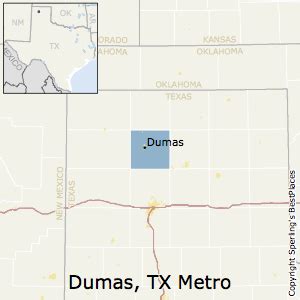 Dumas Texas Map