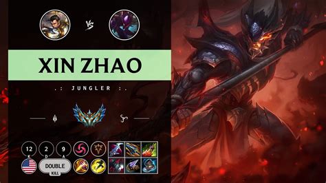 Xin Zhao Jungle Vs Khazix Na Challenger Patch 14 9 Youtube