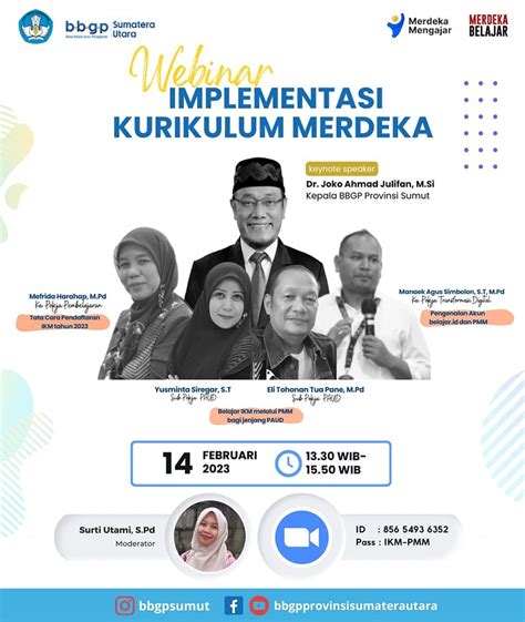 Webinar Implementasi Kurikulum Merdeka Belajar Ikm Melalui Pmm Bagi