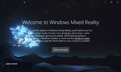 Windows Mixed Reality Arrives In Windows Build With A Demo You