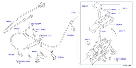 2015 Nissan Shift Interlock Solenoid 34970 Eb30a Genuine Nissan Part