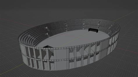 3D Football Stadium - TurboSquid 2140175