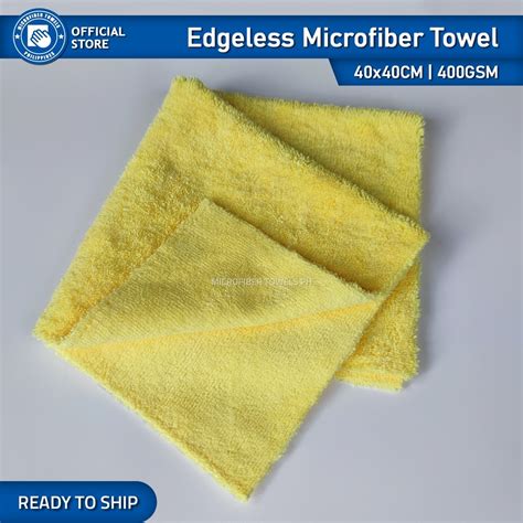 Edgeless Microfiber Towel 40x40CM 400GSM Lazada PH