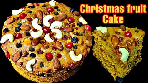 Christmas Special Super Moist Fruit And Nut Plum Cake Simple And Easy Plum Cake Recipe Youtube