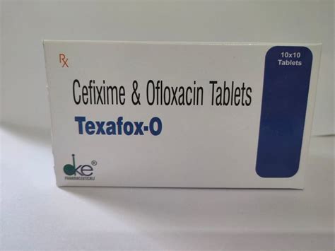 Texafox O Cefixime And Ofloxacin Tablet Mg X Tablets At Rs