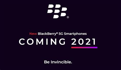 OnwardMobility to announce new BlackBerry 5G phones next year - Gizmochina