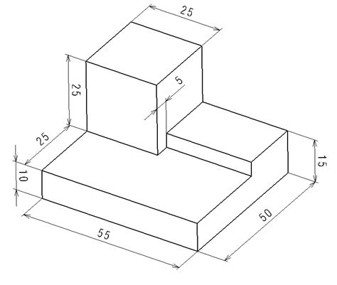 Isometric Drawing With Dimensions