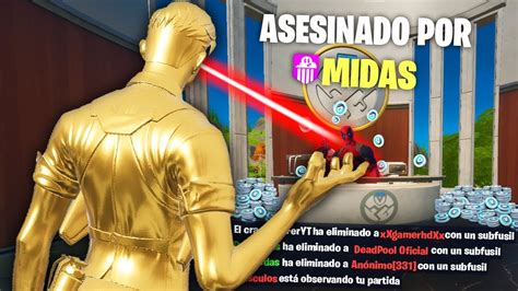 ESPECTEO A MIDAS En FORTNITE Y NO CREERAS Lo Que PASO SECRETOS