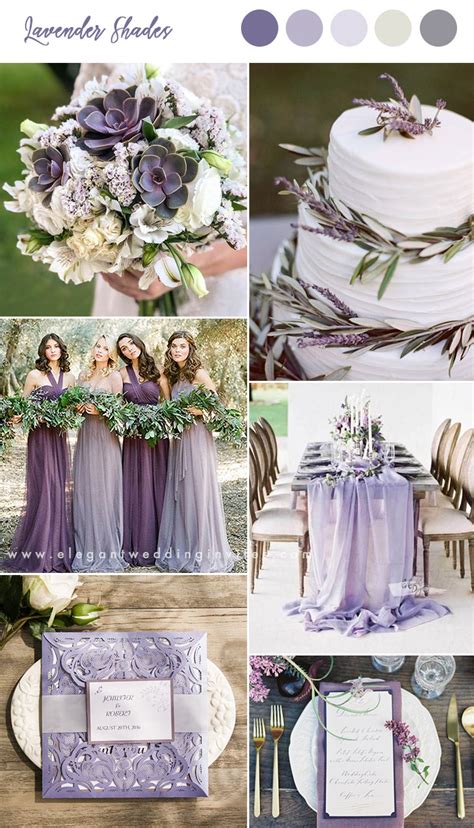 10 Pretty Shades Of Purple Wedding Color Combos Elegantweddinginvites