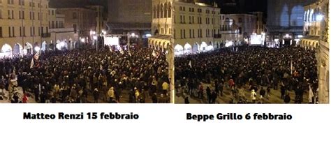 Dopo Beppe Grillo Anche Matteo Renzi Riempie Piazza Delle Erbe A