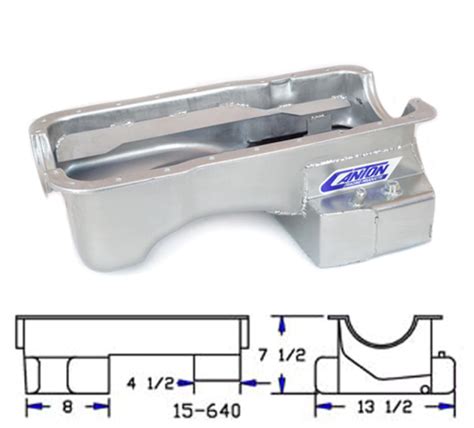 T Style Rear Sump Oil Pan For Ford 289 302 Blocks In Fox Body Mustang