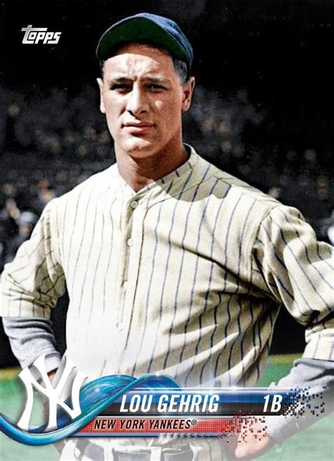 Baseball Players Baseball Cards Lou Gehrig Rounders New York