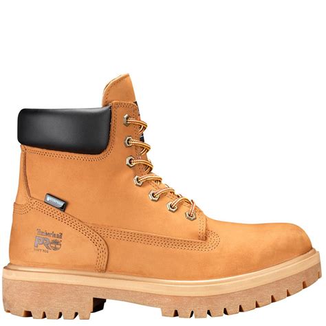 Timberland PRO Men's Direct Attach Waterproof 6'' Work Boots - Soft Toe - Wheat Size 6.5 (M ...