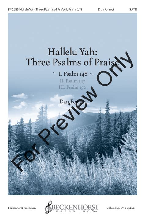 Psalm 148 (SATB divisi) by Dan Forrest| J.W. Pepper Sheet Music