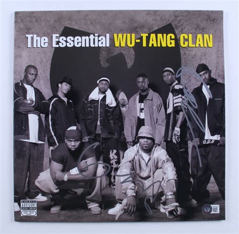 Raekwon & GZA Signed Wu-Tang Clan "The Essential Wu-Tang Clan" Vinyl ...