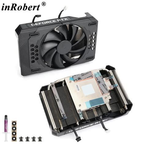 New Pny Rtx 3060 Gpu Heatsink With Fan Replacement For Retrofit Nvidia Rtx A4000 Graphics Card