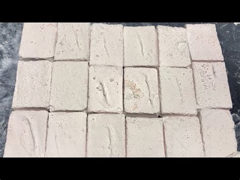 18 BLOCK REFORMED GYM CHALK CRUMBLE ASMR YouTube