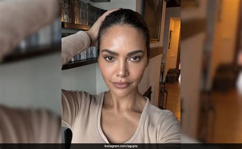 Esha Gupta Is Friday Ready In Bronze Glam And Chocolate Nude Lip