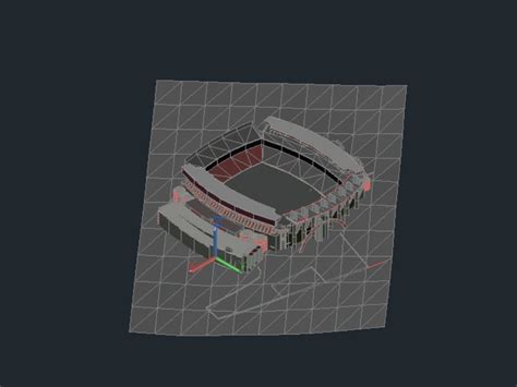 3d Stadion In Autocad Cad Download 545 49 Kb Bibliocad