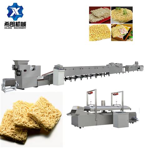 Boil Instant Noodle Making Machinery Chinese Fried Instant Noodle