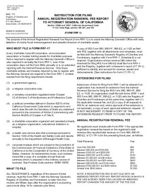 Form Ca Rrf Instructions Fill Online Printable Fillable Blank