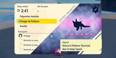 Pokémon Écarlate Violet Comment débloquer les raids 5 et 6 étoiles