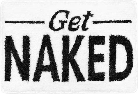 Amazon Homantic Get Naked Bathroom Rugs Funny Bath Mats For Bathroom Non Slip Cute Carpet