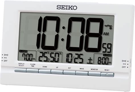 Jp セイコークロックseiko Clock 置き時計 白 本体サイズ91×148×47cm 目覚まし時計